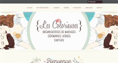 Desktop Screenshot of les-colorieuses.com