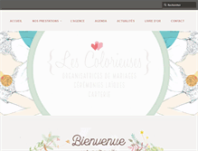 Tablet Screenshot of les-colorieuses.com